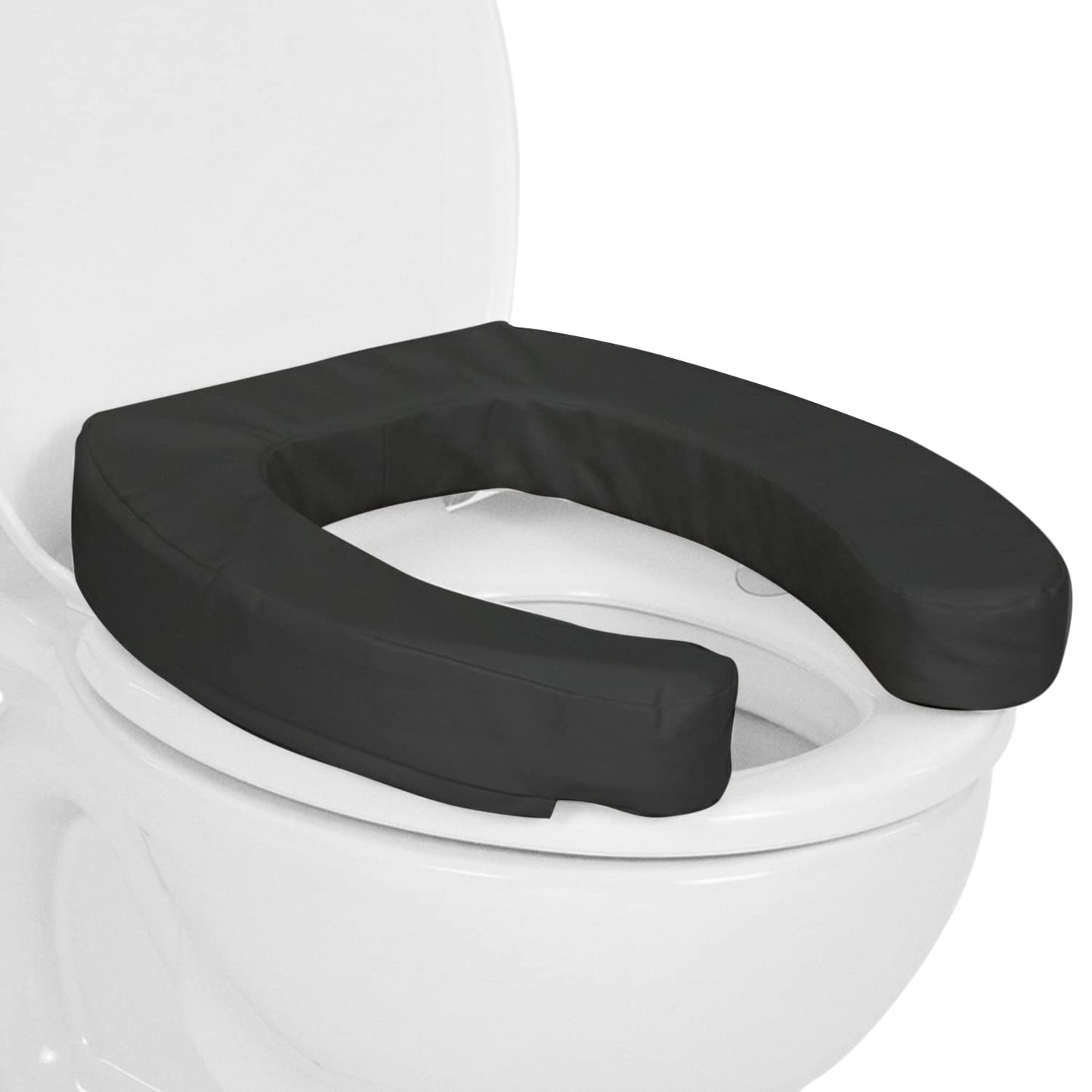 (Black) Vive Toilet Seat Cushion For Pain Relief